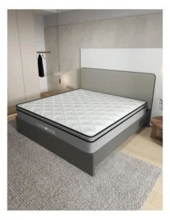 Chiro Lux Cooling Latex Pocket Spring Mattress In White -Linen House Shop 963201430 2 720x928