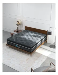 Double Layer Euro Top Pocket Spring Mattress Plush Medium Firm 34cm Single In Charcoal 12 Double Layer Euro Top Pocket Spring Mattress Plush Medium Firm 34cm Single In Charcoal -Linen House Shop 963201700 4 2 720x928