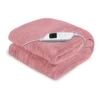 Heated Electric Blanket Throw Rug In Pink 2 Heated Electric Blanket Throw Rug In Pink -Linen House Shop 965306170 1 720x928