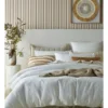 Albany Stripe Matelasse Quilt Cover In White 2 Albany Stripe Matelasse Quilt Cover In White -Linen House Shop 968091220 1 720x928