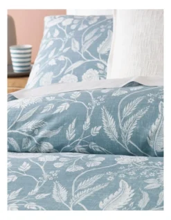 Heritage Sabine Chintz Print Quilt Cover Set In Blue -Linen House Shop 968098060 3 720x928