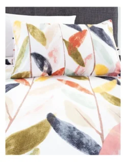 ESPRIT Feuille Quilt Cover Set In Multi -Linen House Shop 975885760 2 720x928