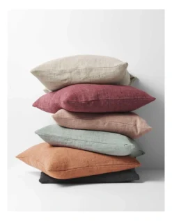 Heavy Linen Cushion In Bluestone -Linen House Shop 976026700 4 720x928