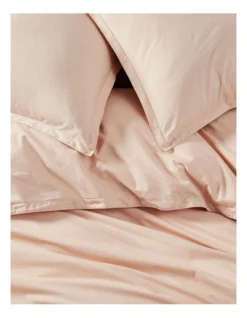 Calvin Klein CK Naturals Tencel Cotton Quilt Cover Set In Beechwood -Linen House Shop 980811550 980812090 3 720x928