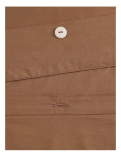 Calvin Klein CK Naturals Tencel Cotton Quilt Cover Set In Sandalwood -Linen House Shop 980811550 985345660 7 720x928