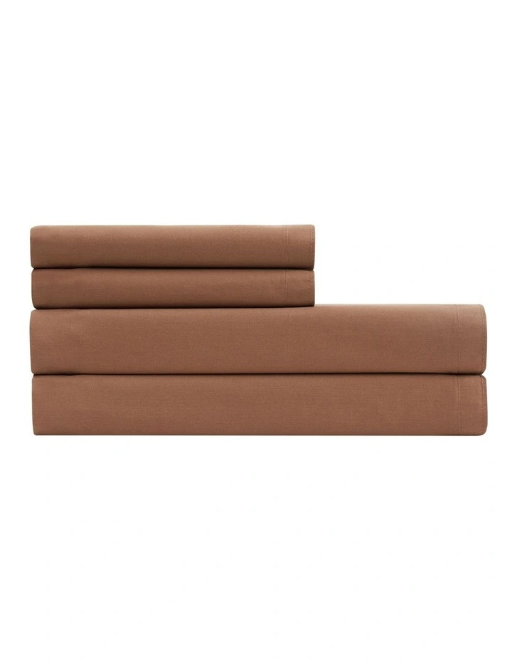 Calvin Klein CK Naturals Tencel Cotton Sheet Set In Sandalwood 8 Calvin Klein CK Naturals Tencel Cotton Sheet Set In Sandalwood - Image 6