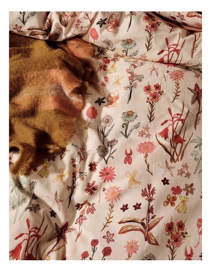 Linen House Rita Quilt Cover Set In Cacao 6 Linen House Rita Quilt Cover Set In Cacao - Image 4