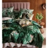 Linen House Retreat Quilt Cover Set In Green