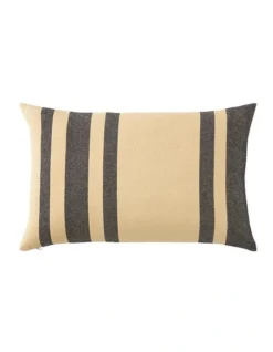 Aude Breakfast Cushion In Tan/Black -Linen House Shop 988992550 2 720x928