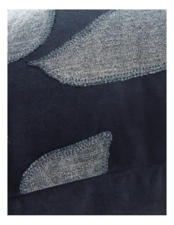 Baretton Square Cushion In Midnight -Linen House Shop 988993000 3 720x928