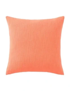 Ryer Square Cushion In Papaya
