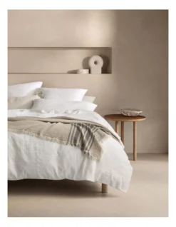 Seaton Quilt Cover In White