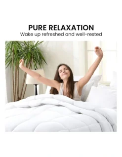 Duck Down Feather Quilt 500GSM Comforter Doona Super King In White -Linen House Shop 989374690 6 720x928