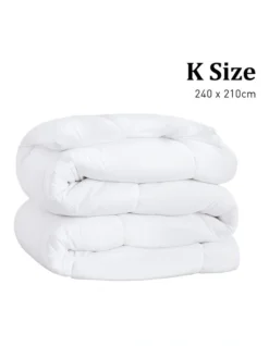 Duck Down Feather 700GSM Quilt Duvet Doona King In White -Linen House Shop 989375050 4 720x928