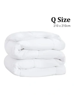 Duck Down Feather 700GSM Quilt Duvet Doona Queen In White -Linen House Shop 989375140 4 720x928